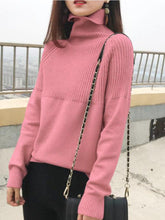 Load image into Gallery viewer, High Collar Autumn/Winter Women&#39;s Pullovers