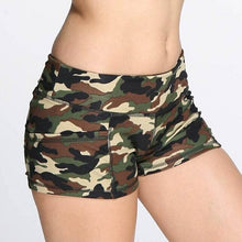 Load image into Gallery viewer, Mini Shorts Women Short Low Waist | Shorts Camouflage