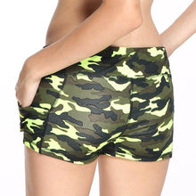 Load image into Gallery viewer, Mini Shorts Women Short Low Waist | Shorts Camouflage