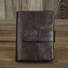 Load image into Gallery viewer, Small Wallet Genuine Cowhide Leather