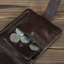 Load image into Gallery viewer, Small Wallet Genuine Cowhide Leather