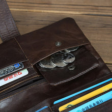Load image into Gallery viewer, Small Wallet Genuine Cowhide Leather