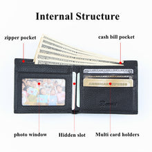 Load image into Gallery viewer, Soft Cowhide Genuine Leather Wallet