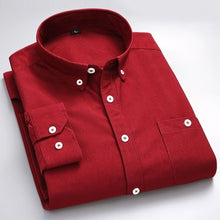 Load image into Gallery viewer, Men's Corduroy Shirt Cotton Slim Fit