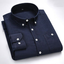Load image into Gallery viewer, Men's Corduroy Shirt Cotton Slim Fit