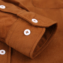 Load image into Gallery viewer, Men's Corduroy Shirt Cotton Slim Fit