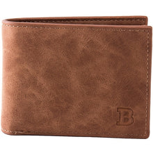 Load image into Gallery viewer, Men's Wallet Leather Billfold Slim Hipster Cowhide