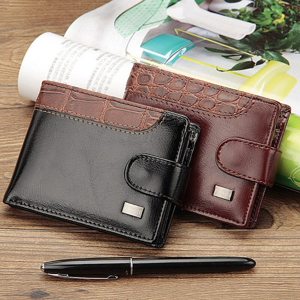 Men's Wallet New Patchwork