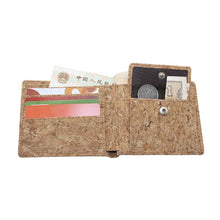 Load image into Gallery viewer, New Cork Short Coin Purse Wallet