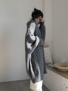 Long Sleeve Cardigan Sweater Knitted Cardigans | Cardigan Winter