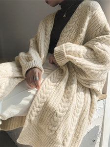 Long Sleeve Cardigan Sweater Knitted Cardigans | Cardigan Winter