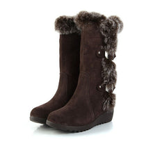 Load image into Gallery viewer, Casual Warm Fur Mid-calf Boots