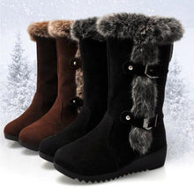 Load image into Gallery viewer, Casual Warm Fur Mid-calf Boots