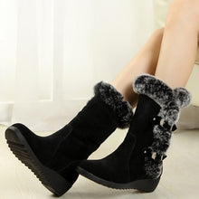 Load image into Gallery viewer, Casual Warm Fur Mid-calf Boots