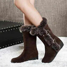 Load image into Gallery viewer, Casual Warm Fur Mid-calf Boots