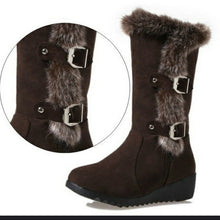 Load image into Gallery viewer, Casual Warm Fur Mid-calf Boots