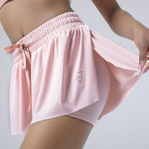 Shorts Skirts High Waist Breathable