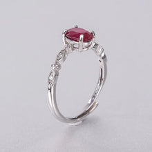 Load image into Gallery viewer, Natural Ruby Rings 925 Silver | Atmospheric Jewelry