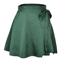 Load image into Gallery viewer, High Waist Mini Sexy Satin Skirt