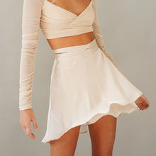 Load image into Gallery viewer, High Waist Mini Sexy Satin Skirt