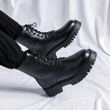 Load image into Gallery viewer, Leather Boots Fashion Low Heeled