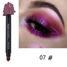 Load image into Gallery viewer, 1PC Sexy Black Double Head Glitter Eye Shadow Stick Matte Eyeshadow