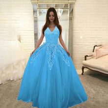 Load image into Gallery viewer, Floral Lace Elegant Chiffon Dress