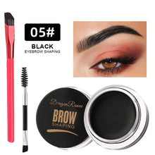 Load image into Gallery viewer, Multi-function Eyebrow Brush With Wild Eyebrows Cream Concealer Square