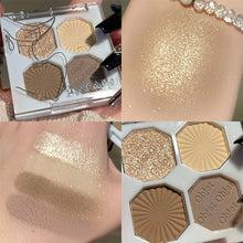 Load image into Gallery viewer, 4 Colors Pumpkin Eyeshadow Palette Professional Highlight Shimmer