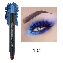 Load image into Gallery viewer, 1PC Sexy Black Double Head Glitter Eye Shadow Stick Matte Eyeshadow