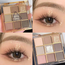 Load image into Gallery viewer, Eye Shadow Plate Earth Color Pearlescent