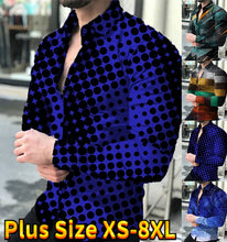 Load image into Gallery viewer, Men's Shirt Single Breasted Shirt Casual Pattern Printed