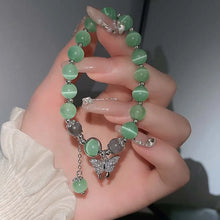 Load image into Gallery viewer, Blue Moonlight Stone Butterfly Bracelet