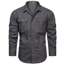 Load image into Gallery viewer, Long Sleeve Multi-Pocket Cargo