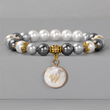 Load image into Gallery viewer, Fashion Shell Beads Bracelet Women A-Z Initial Letter Bracelet