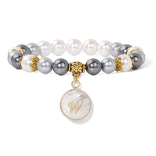 Load image into Gallery viewer, Fashion Shell Beads Bracelet Women A-Z Initial Letter Bracelet