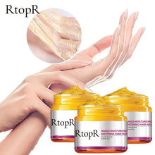 Load image into Gallery viewer, 3PCS Whitening Skin Hand Mask Mango Moisturizing Hand Wax Repair