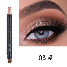 Load image into Gallery viewer, 1PC Sexy Black Double Head Glitter Eye Shadow Stick Matte Eyeshadow