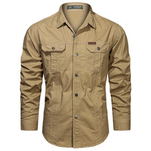 Load image into Gallery viewer, Long Sleeve Multi-Pocket Cargo