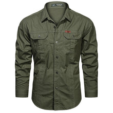 Load image into Gallery viewer, Long Sleeve Multi-Pocket Cargo