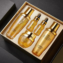 Load image into Gallery viewer, 24K Gold Hyaluronic Acid Skin Care Set 5PCS Face Toner Essence Cream