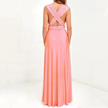 Load image into Gallery viewer, Elegant Long Deep V Halter Dress