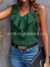 Load image into Gallery viewer, Elegant Rose Red Pullover Top