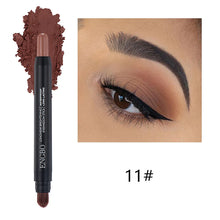 Load image into Gallery viewer, 1PC Sexy Black Double Head Glitter Eye Shadow Stick Matte Eyeshadow