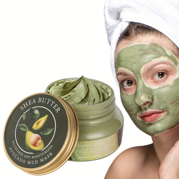 Peel Off Face Mask,Avocado Mud Mask,Deep Cleansing Facial Mask,Facial