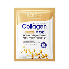 Load image into Gallery viewer, 10pcs Collagen Anti Wrinkle Face Mask Moisturizing Anti-aging Repair