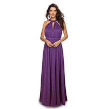 Load image into Gallery viewer, Elegant Long Deep V Halter Dress