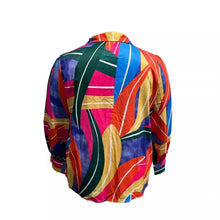 Load image into Gallery viewer, Casual Long Sleeved V-neck Button Printed Shirt