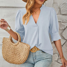 Load image into Gallery viewer, Elegant Short Sleeve Shirt
