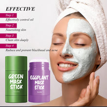 Load image into Gallery viewer, Green Tea Eggplant Facial Mask Cleansing Face Moisturizing